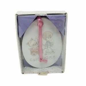 Precious Moments Easter Girl & Boy 1988 Ornament